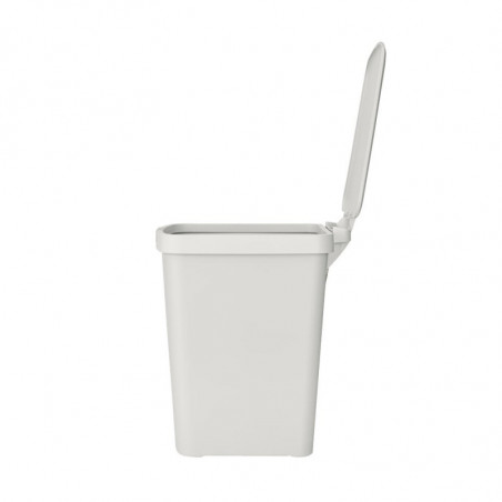 Coș cu pedală Brabantia StepUp 1008483, 25 L, Materiale ecologice, Deschidere mare, Gri deschis