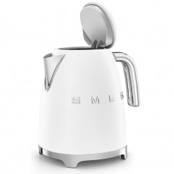 Fierbator electric SMEG KLF03WHEU, 2400W, 1.7 l, Oțel inoxidabil, Filtru lavabil, Auto. off, Alb