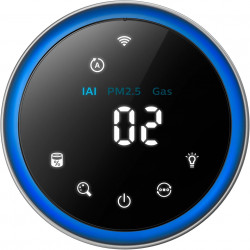 Purificator de aer Philips AC3033/10, SMART, Wi-Fi, 55W, pentru până la 135 m2, HEPA, senzori inteligenți, alb/gri