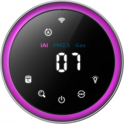 Purificator de aer Philips AC3033/10, SMART, Wi-Fi, 55W, pentru până la 135 m2, HEPA, senzori inteligenți, alb/gri