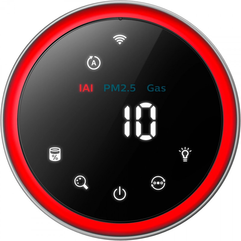 Purificator de aer Philips AC3033/10, SMART, Wi-Fi, 55W, pentru până la 135 m2, HEPA, senzori inteligenți, alb/gri