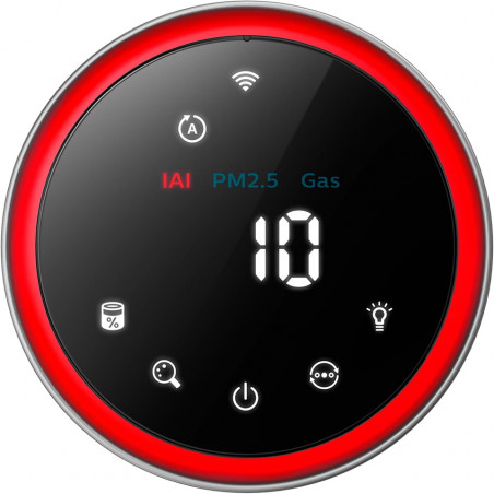Purificator de aer Philips AC3033/10, SMART, Wi-Fi, 55W, pentru până la 135 m2, HEPA, senzori inteligenți, alb/gri