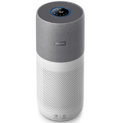 Purificator de aer Philips AC3033/10, SMART, Wi-Fi, 55W, pentru până la 135 m2, HEPA, senzori inteligenți, alb/gri