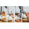 Mașină de tocat carne Bosch MFW68660, 2200W, atașament pentru roșii și cârnați, invers, 4,3 kg/min, Inox