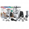 Mașină de tocat carne Bosch MFW68660, 2200W, atașament pentru roșii și cârnați, invers, 4,3 kg/min, Inox