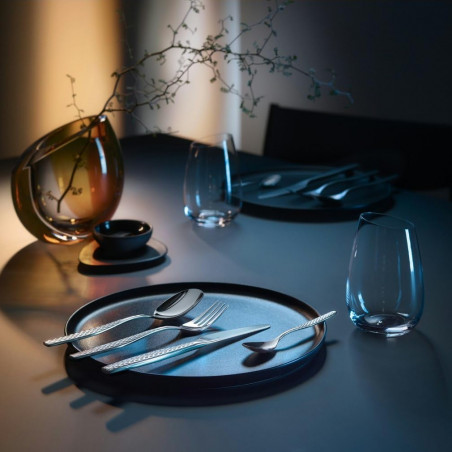 Set tacamuri WMF Sentic Cromargan Protect, 30 piese, Otel inoxidabil 18/10, Protectie impotriva zgarieturilor si uzurii, Argintiu