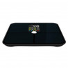 Cantar inteligent AENO ABS0002S, Pana la 180 kg, 11 profile, 16 indicatori, IMC, LED, Sticlă ITO, Negru