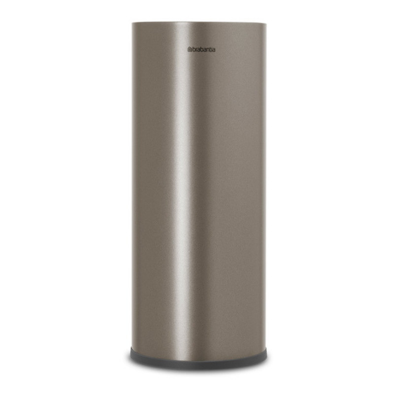 Suport hartie igienica Brabantia ReNew 1003472, Triplu, Rezistent la coroziune, Gri inchis