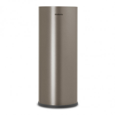 Suport hartie igienica Brabantia ReNew 1003472, Triplu, Rezistent la coroziune, Gri inchis