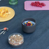 Cupa alimentara Brabantia Make&Take 1006296, 500+180 ml, Inchidere cu filet, fFara BPA, Gri închis