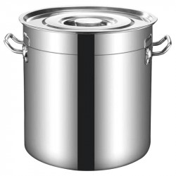 Oala cu capac Rosberg R51211C60, 169,5 litri, 60x60 cm, Inox