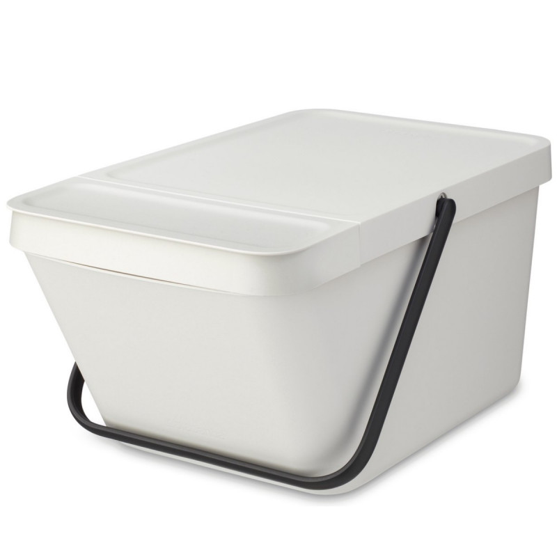 Cos depozitare Brabantia Sort&Go 1006312, 20 L, 22,5x45x28 cm, Stivuibil, Plastic, Gri
