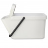 Cos depozitare Brabantia Sort&Go 1006312, 20 L, 22,5x45x28 cm, Stivuibil, Plastic, Gri
