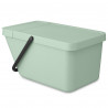 Cos depozitare sau reciclare Brabantia Sort&Go 1006311, 20 L,  22,5x45x28 cm, Stivuibil, Plastic, Verde deschis