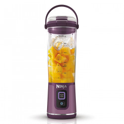 Blender portabil Ninja BC151EUPR, 530 ml, 6 lame otel, Zdrobire gheata, Pana la 10 cicluri, Fara BPA, USB-C, Violet