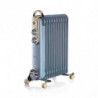 Radiator (calorifer) pe ulei Ariete VINTAGE 0839/15, 2500W, 11 elementi, 3 trepte, Rotite pivotante 360°, Albastru