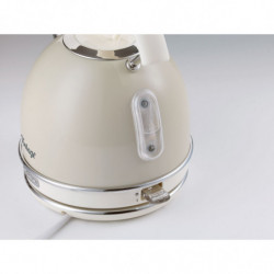 Ceainic electric Ariete VINTAGE 2877/03, 2000W, 1.7 L, Corp otel, Suprafata rece, Baza 360°, Bej