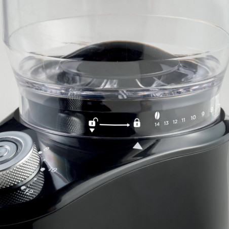 Rasnita electrica pentru macinat cafea Ariete COFFEE GRINDER 3023/00, 200W, 200 g, 14 nivele de macinare, 2-12 cesti, Negru