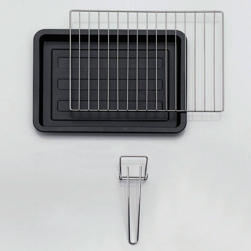 Cuptor electric cu 2 plite Ariete Bon Cuisine 995, 1500W, 40 L, Timer, 4 trepte de coacere, Inox