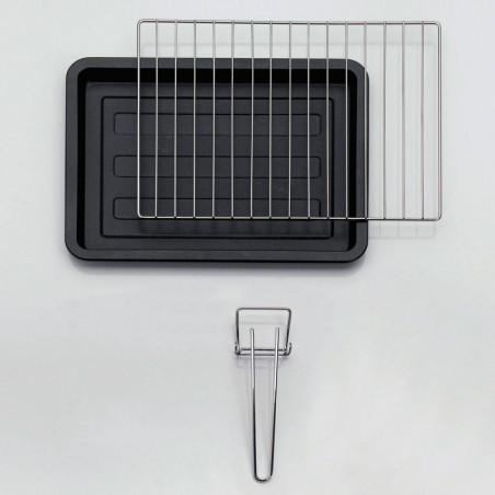 Cuptor electric cu 2 plite Ariete Bon Cuisine 995, 1500W, 40 L, Timer, 4 trepte de coacere, Inox