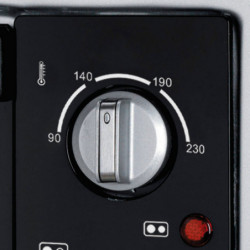 Cuptor electric cu 2 plite Ariete Bon Cuisine 995, 1500W, 40 L, Timer, 4 trepte de coacere, Inox