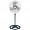 Ventilator universal Rosberg 3in1 R51760J18, 70W, 18", 3 trepte, Montare pe perete, Silentios, Crom/negru