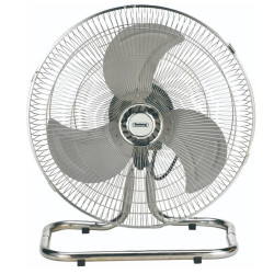 Ventilator universal Rosberg 3in1 R51760J18, 70W, 18", 3 trepte, Montare pe perete, Silentios, Crom/negru