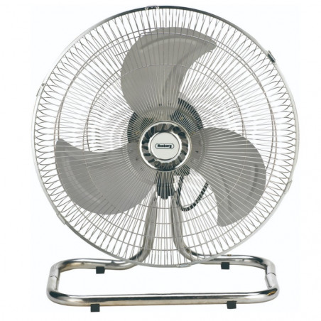 Ventilator universal Rosberg 3in1 R51760J18, 70W, 18", 3 trepte, Montare pe perete, Silentios, Crom/negru
