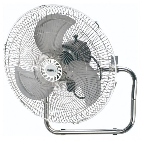 Ventilator universal Rosberg 3in1 R51760J18, 70W, 18", 3 trepte, Montare pe perete, Silentios, Crom/negru