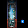 Uscator pentru par Dyson HS08 Airwrap T1/T2 CePa/Tz, 1300W, 13.5 l/s, Ionizare, 3 viteze, 3 temperaturi, Bluetooth, Multicolor
