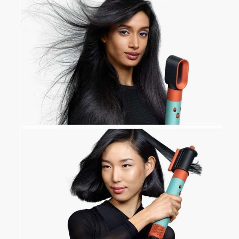 Uscator pentru par Dyson HS08 Airwrap T1/T2 CePa/Tz, 1300W, 13.5 l/s, Ionizare, 3 viteze, 3 temperaturi, Bluetooth, Multicolor