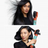 Uscator pentru par Dyson HS08 Airwrap T1/T2 CePa/Tz, 1300W, 13.5 l/s, Ionizare, 3 viteze, 3 temperaturi, Bluetooth, Multicolor
