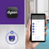 Aspirator robot Aspirator Dyson 360, 65 AW, 22000 Pa, 110000 rpm, 4 moduri, Navigare vizuală 360°, Hyperdymium, Profil redus, Albastru/Nickel