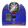 Aspirator robot Aspirator Dyson 360, 65 AW, 22000 Pa, 110000 rpm, 4 moduri, Navigare vizuală 360°, Hyperdymium, Profil redus, Albastru/Nickel