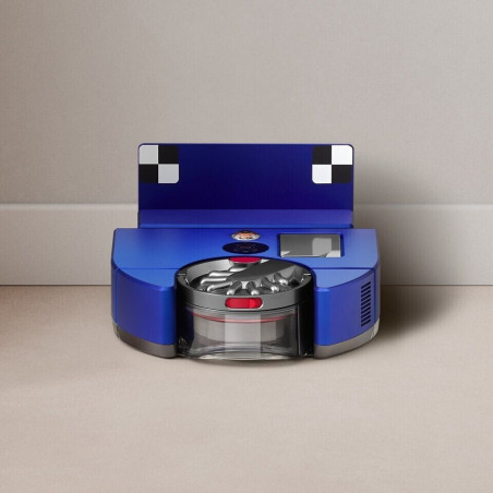 Aspirator robot Aspirator Dyson 360, 65 AW, 22000 Pa, 110000 rpm, 4 moduri, Navigare vizuală 360°, Hyperdymium, Profil redus, Albastru/Nickel