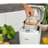Masina de paine First Austria FA-5150-3, 550W, 13 programe, 2 dimensiuni, 3 trepte de coacere, Alb