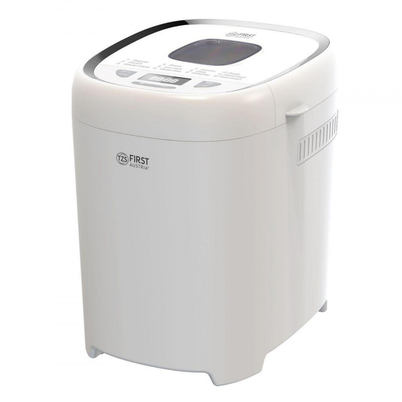 Masina de paine First Austria FA-5150-3, 550W, 13 programe, 2 dimensiuni, 3 trepte de coacere, Alb