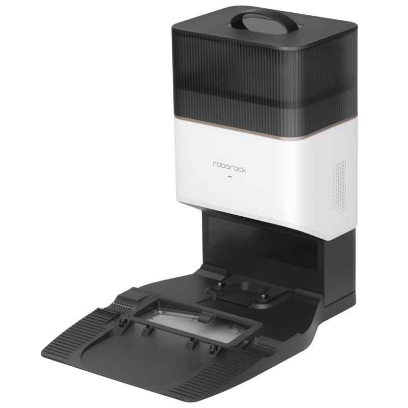 Aspirator robot Roborock S8 Plus S8P02-00, 69W, 5200 mAh, 6000Pa, Mop, Wi-Fi, LiDAR mapping, 750 ml, 4 senzori, Autonomie pana la 180 min, Alb/Negru