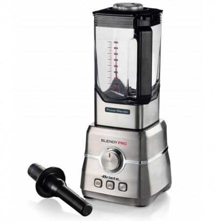 Blender Ariete BLENDY PRO 0577, 2000W, 6 lame din otel, 2 L, 32000 rpm, 6 viteze + pulse, 3 programe, Argintiu