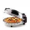 Cuptor electric pentru pizza Ariete "Pizza in 4 minute" 0918/00, 1200W, 32 cm, Pana la 400°C, 5 trepte, Placa de piatra, Acoperire antiaderenta, Alb
