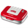 Aparat preparare vafe/gofre Ariete PARTY TIME 1973/00, 700W, Acoperire neaderenta, 2 placi, Blocare, Rosu