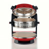 Cuptor dublu pentru pizza Ariete PIZZERIA 0927/00, 2300W, 32 cm, 2 termostate pana la 400C, 5 trepte, 2 placi de piatra, Acoperire antiaderenta, Rosu