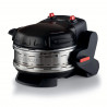 Cuptor dublu pentru pizza Ariete PIZZERIA 0927/01, 2300W, 32 cm, 2 termostate pana la 400°C, 5 trepte, 2 placi de piatra, Acoperire neaderenta, Negru
