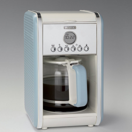 Cafetiera Ariete VINTAGE AMERICANO 1342/05, 960W, 2.1 L, Timer, Programare, Pauza, Sistem anti-picurare, Albastru