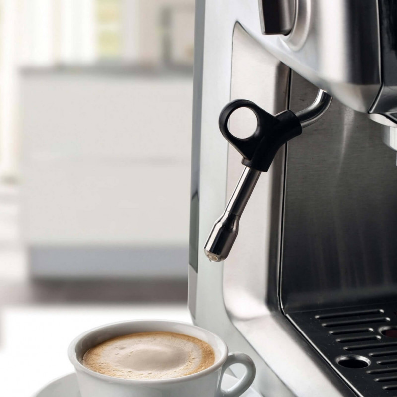 Espressor Ariete ESPRESSO METAL 1313/10, 1600W, 15 bar, 2 L, Cafea boabe, macinata si doze E.S.E, Manometru, Inox
