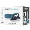 Fier de calcat Beper P204CAL200, 2250W, Placa ceramica, Termostat, Filtru, Ciclu continuu, Alb/albastru-verde