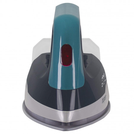 Fier de calcat Beper P204CAL200, 2250W, Placa ceramica, Termostat, Filtru, Ciclu continuu, Alb/albastru-verde