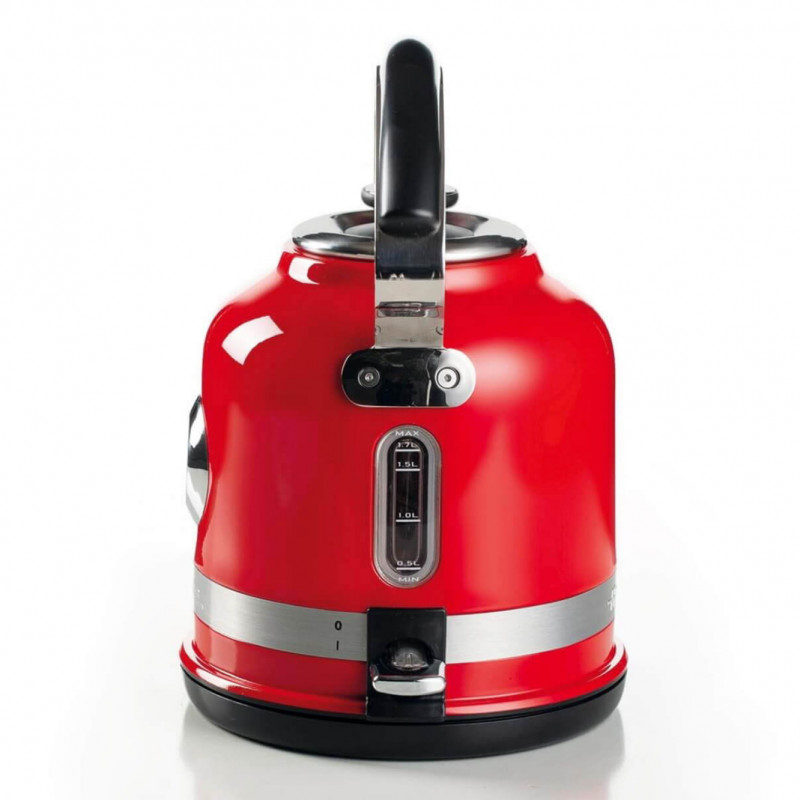 Cana electrica Ariete MODERNA 2854/00, 2000W, 1,7 L, Termometru, 360° rotativa, Filtru detasabil, Rosu