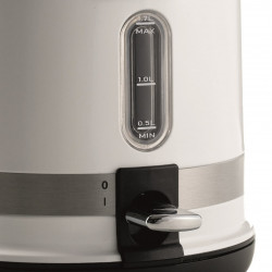 Cana electrica Ariete MODERNA 2854/01, 2000W, 1.7 L, Termometru, 360° rotativa, Filtru detasabil, Alb