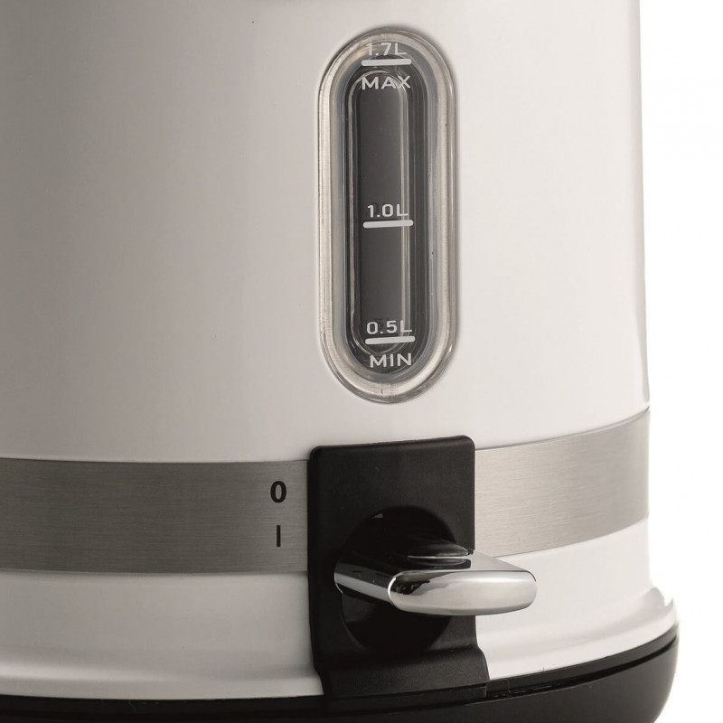Cana electrica Ariete MODERNA 2854/01, 2000W, 1.7 L, Termometru, 360° rotativa, Filtru detasabil, Alb